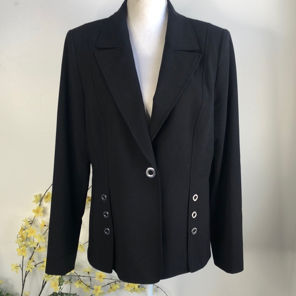 Karl Lagerfeld black blazer - Picture 2 of 8